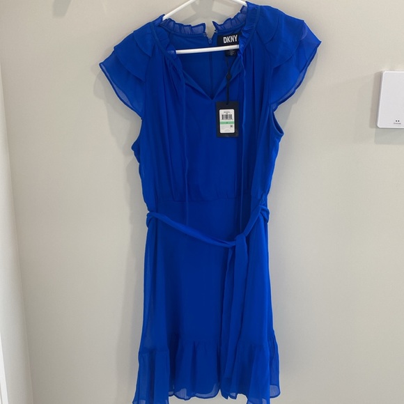 Royal blue DKNY dress, never been worn - Picture 5 of 7